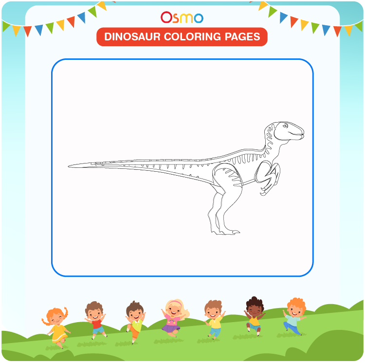 Printable Dinosaur Coloring Poster Kids Activities Blog