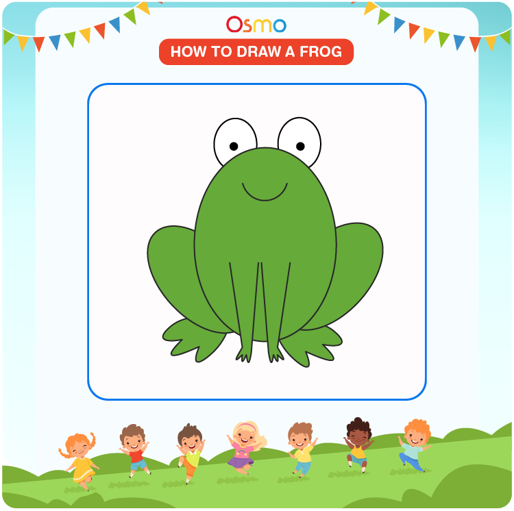 Hhow To Draw A Frog Step By Step Guide | Just Family Fun