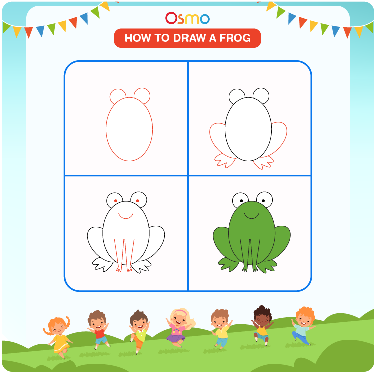 Easy Drawing Guides - Easy Cartoon Frog Drawing Lesson. Free Online Drawing  Tutorial for Kids. Get the Free Printable Step by Step Drawing Instructions  on https://bit.ly/3tGF7zr . #Easy #Cartoon #Frog #LearnToDraw #ArtProject |