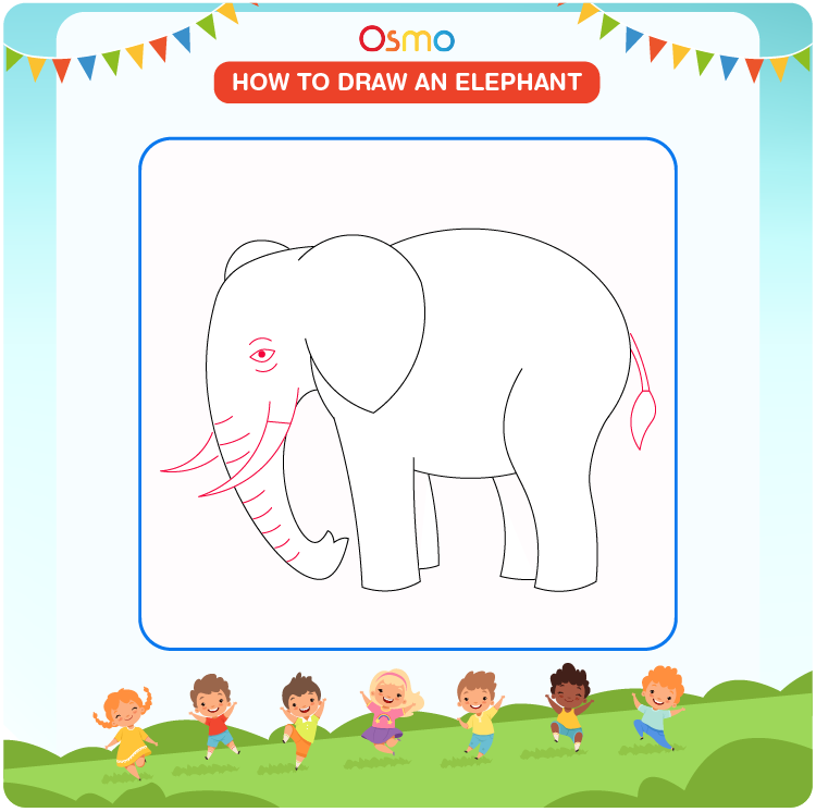 elephants drawing