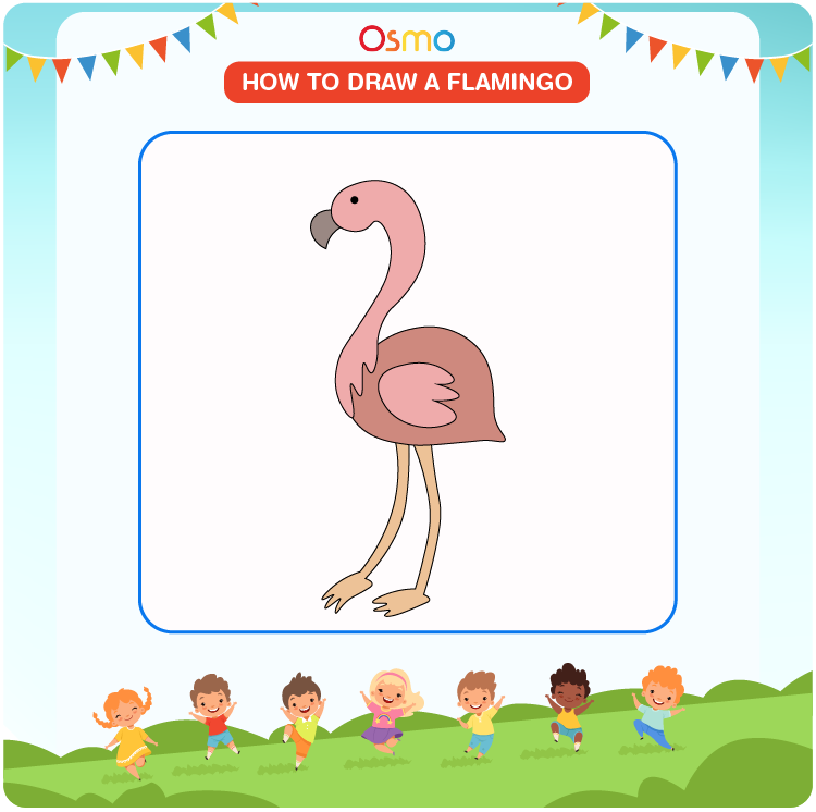 How to Draw a Flamingo A StepbyStep Tutorial for Kids