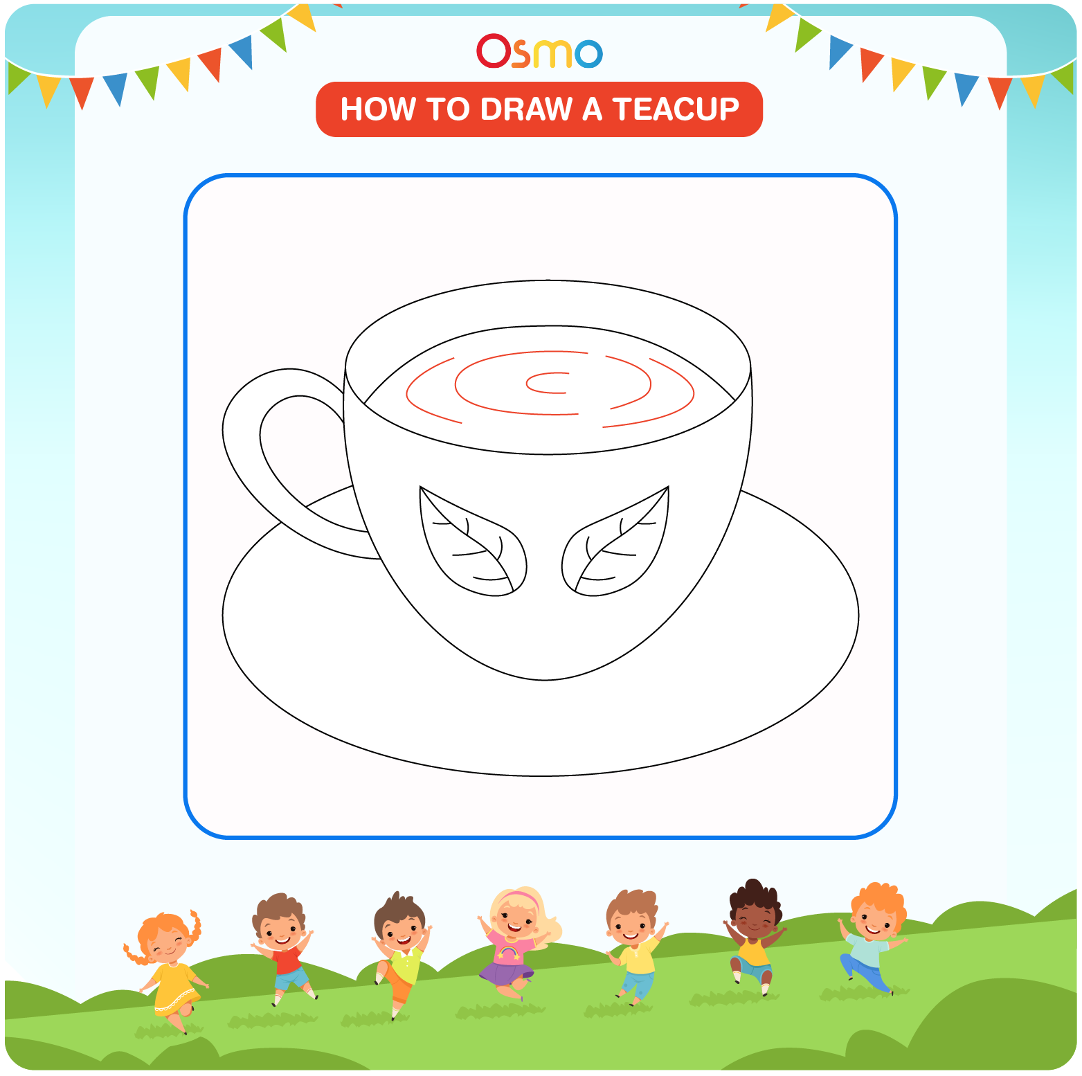 How to Draw a Cup of Coffee - Easy Drawing Tutorial For Kids