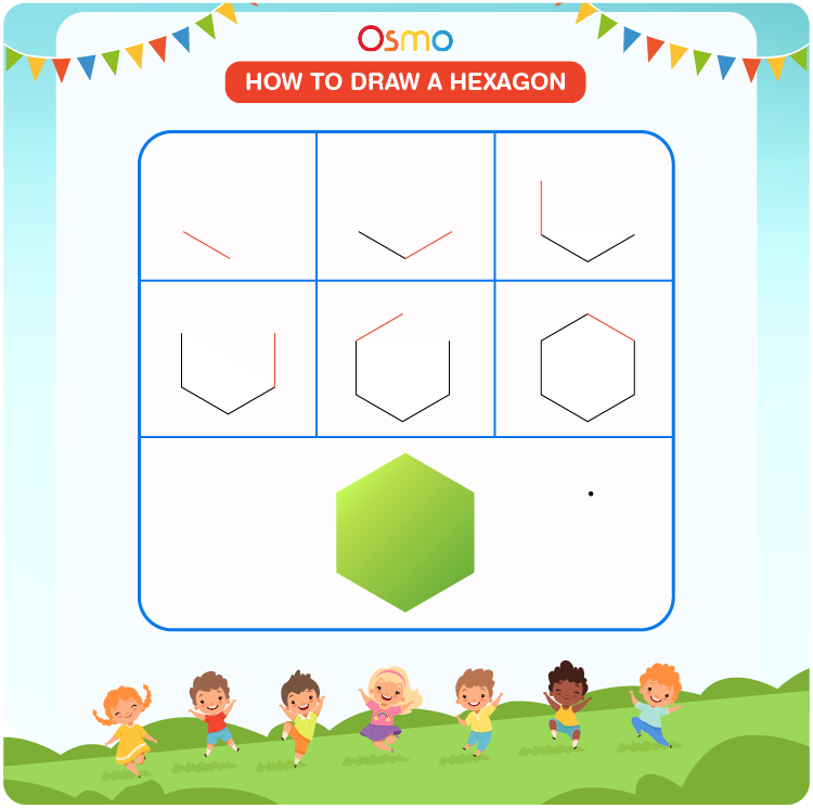 How to Draw a Hexagon A StepbyStep Tutorial for Kids