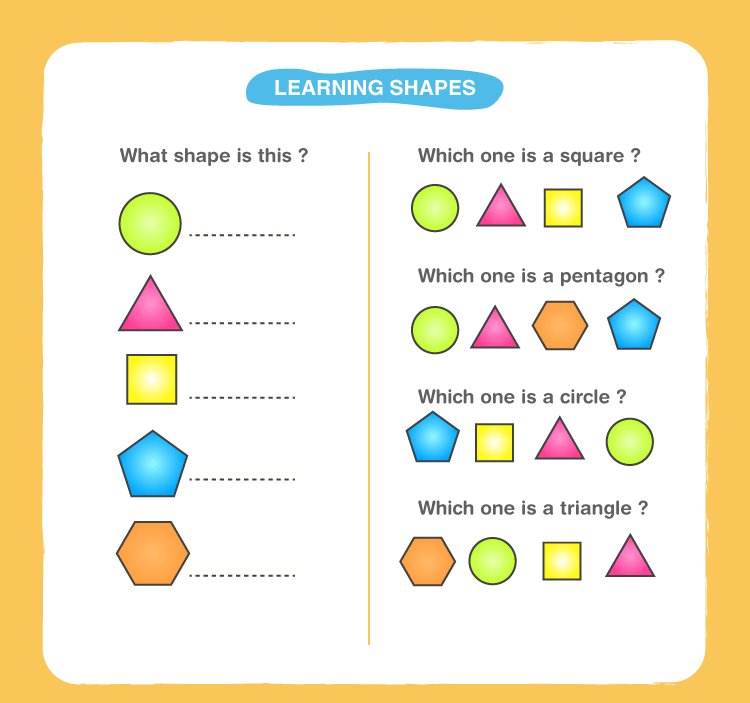 Learning Shapes Worksheets ~ Pa Kindergarten Worksheet Printable