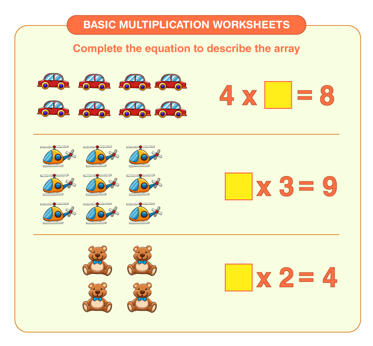 Printable Basic Multiplication Worksheets