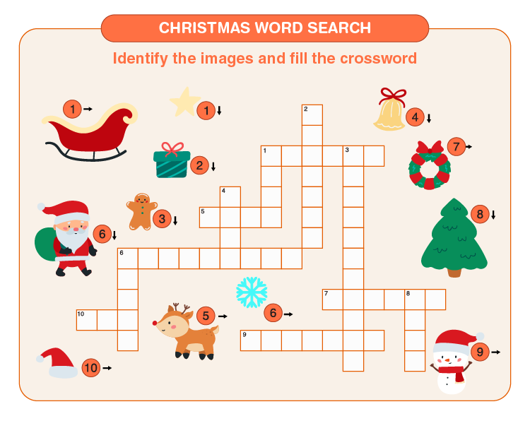 Christmas Crossword Puzzles Download Free Printables
