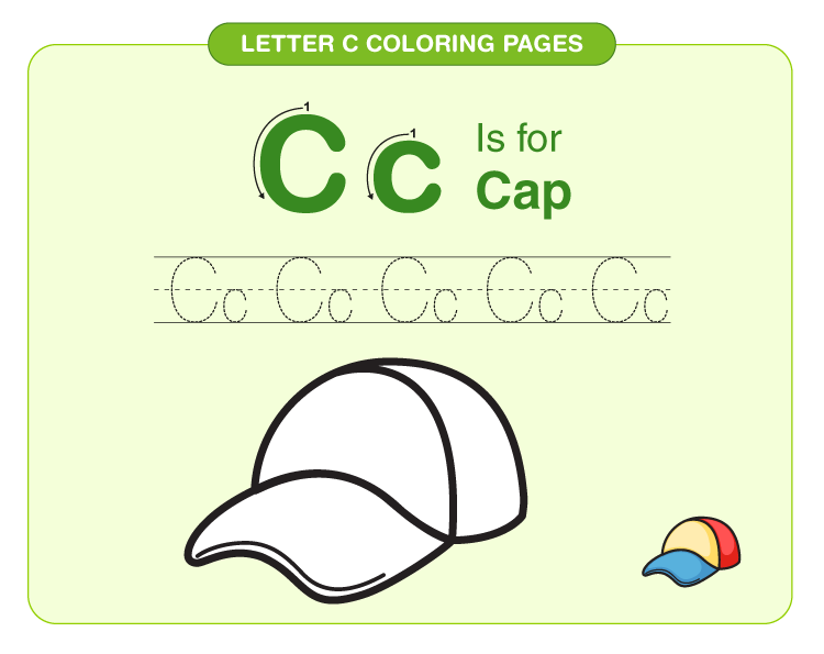 alphabet c coloring pages