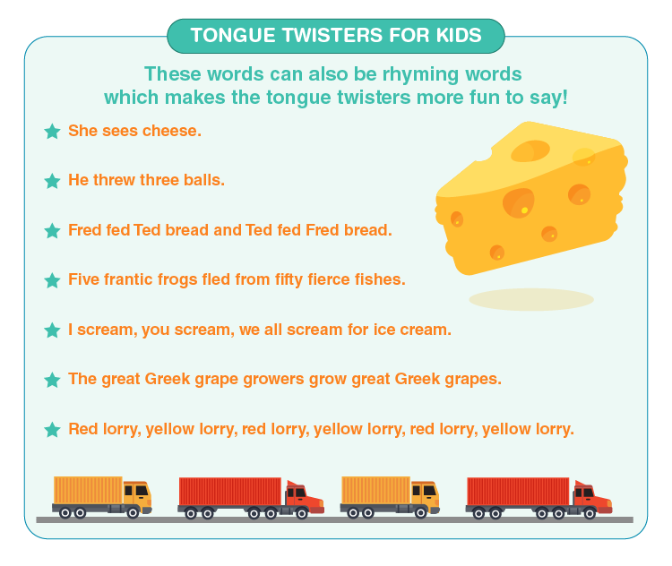 Tongue Twisters For Kids  Explore Funny, Short & Long Tongue Twisters