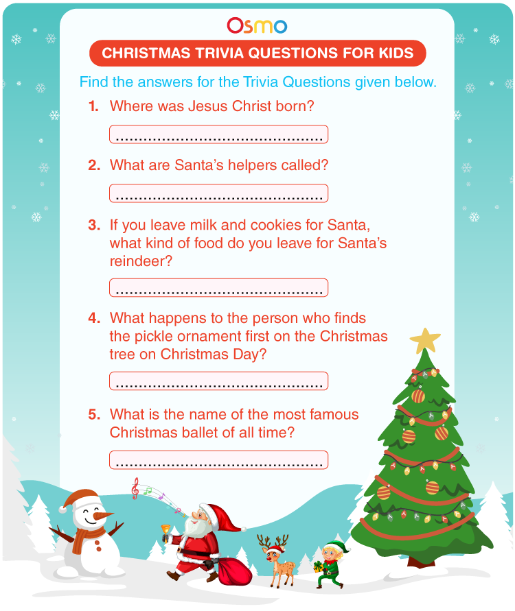 Christmas Trivia Questions For Kids | Check Trivia Questions And ...