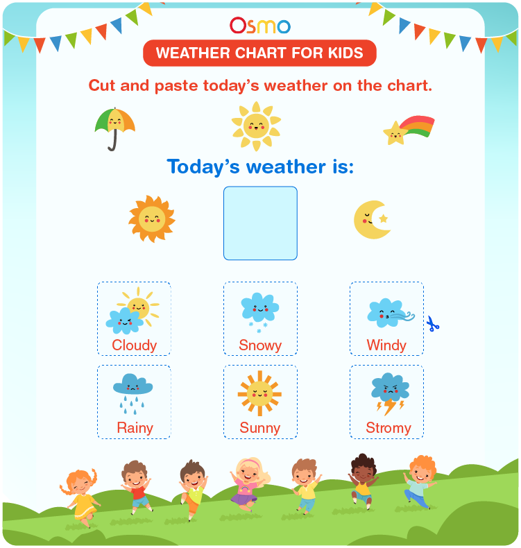 weather chart for kids download free printables