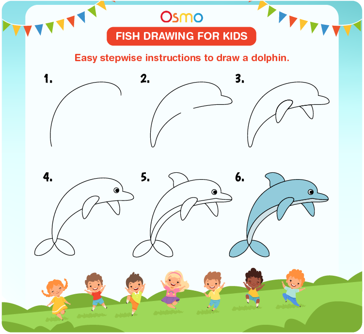 How To Draw Fish Step By Step || Easy Fish Drawing For Beginner's || Fish  Drawing Colour || #Fish.. - YouTube