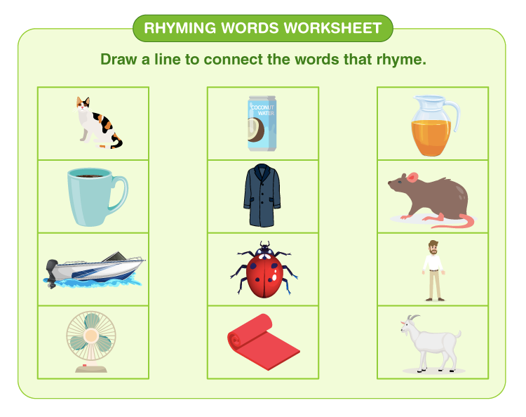 rhyming words worksheet download free printables for kids