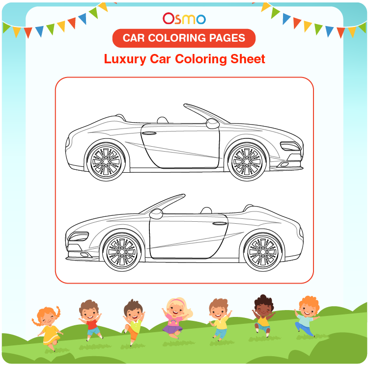 sports car coloring pages