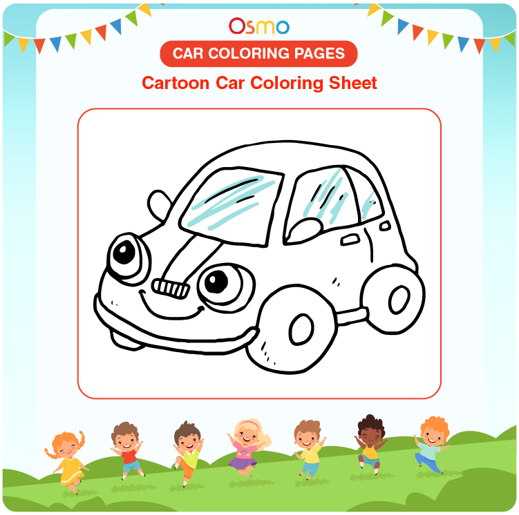 boy car coloring pages