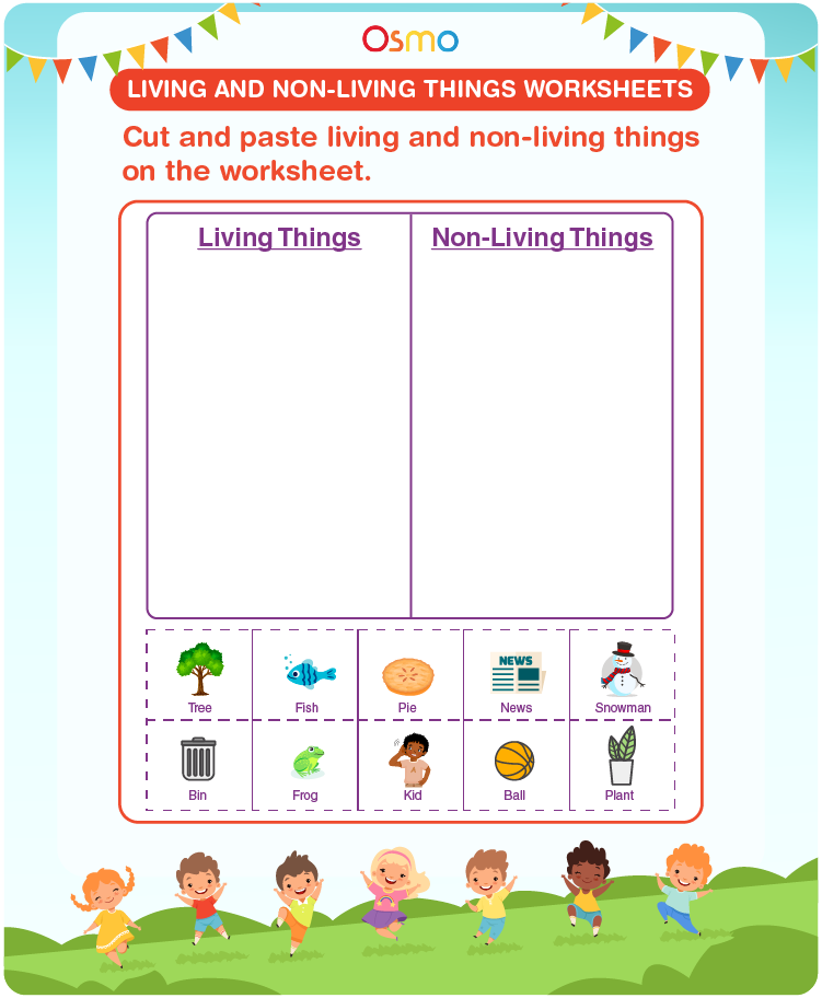 Living And Non Living Things Worksheets For Grade Cbse Worksheets For